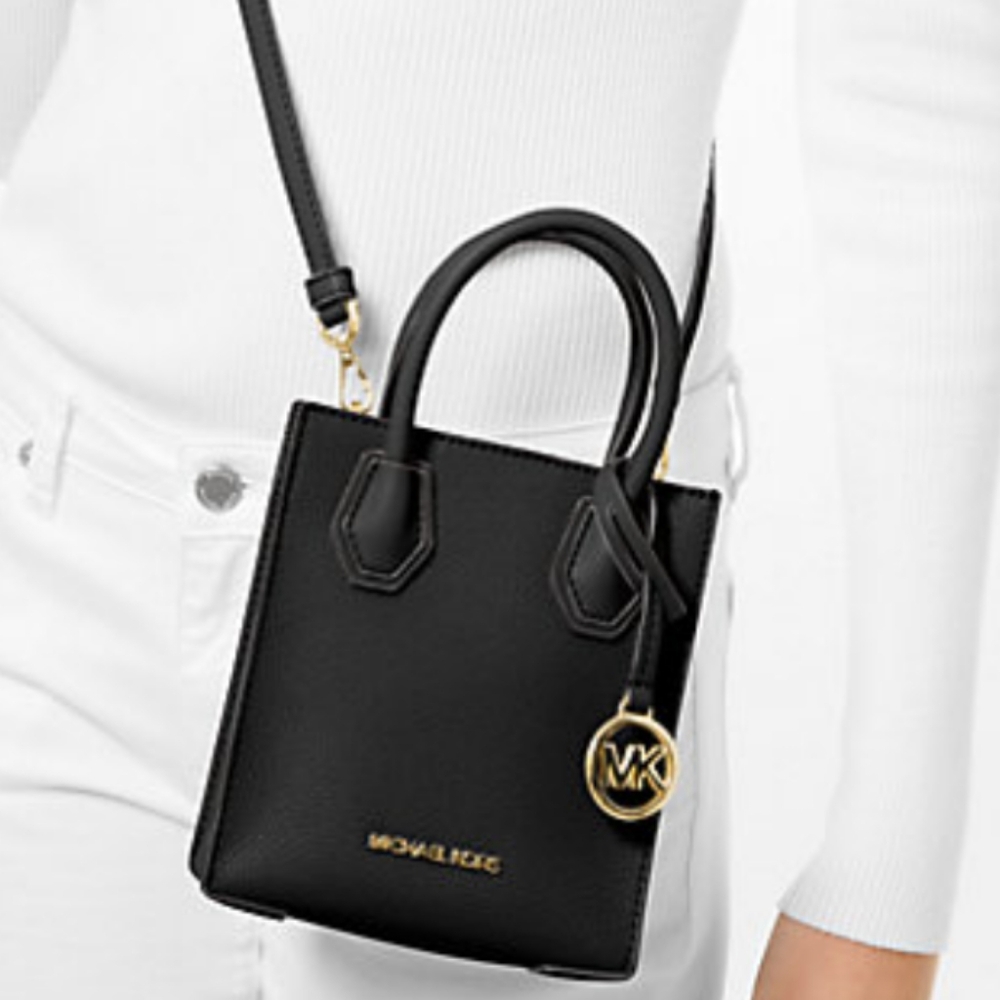 🍧 Michael Kors Mercer X-small Black Crossbody and Black JST Wallet NWT Bundle🍧